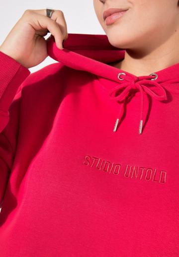 Пуловер с капюшоном