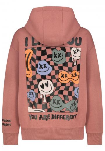 Пуловер с капюшоном