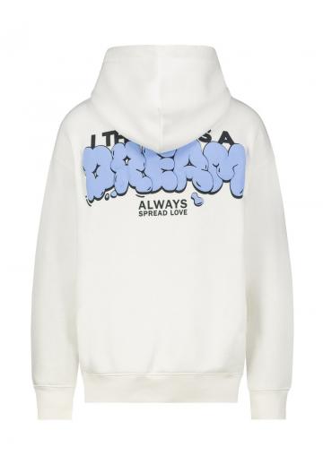 Пуловер с капюшоном