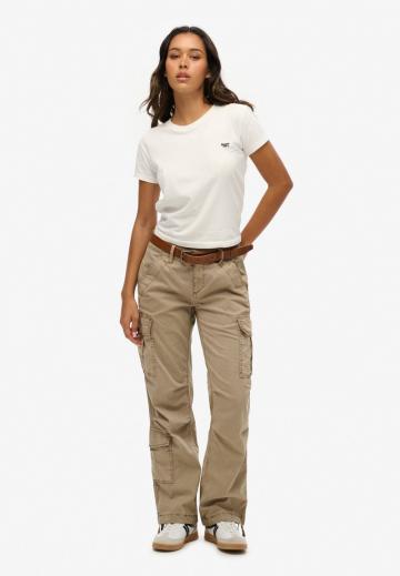 Брюки с накладными карманами