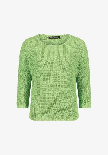 Пуловер с рукавом три четверти