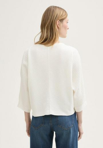 Пуловер с рукавом три четверти