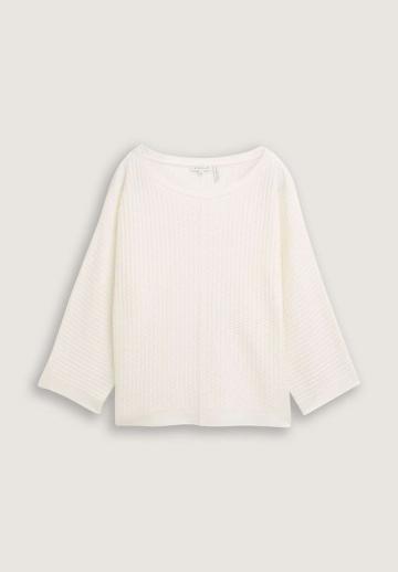 Пуловер с рукавом три четверти