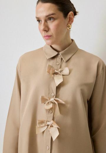 Атласная блузка