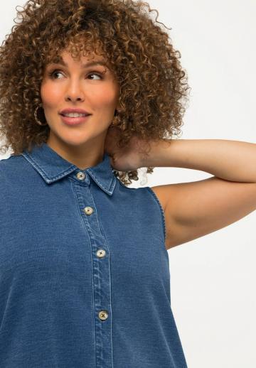 Джинсовая жилетка