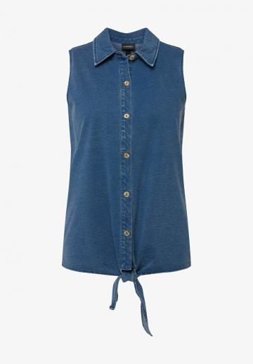 Джинсовая жилетка