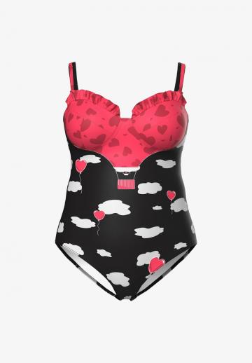 Слитный купальник