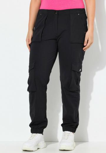 Брюки с накладными карманами