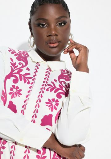 Атласная блузка