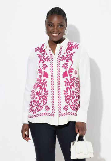 Атласная блузка