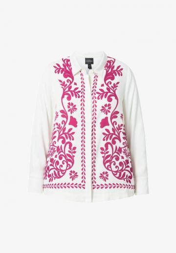 Атласная блузка