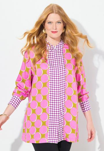 Атласная блузка