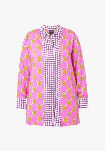 Атласная блузка