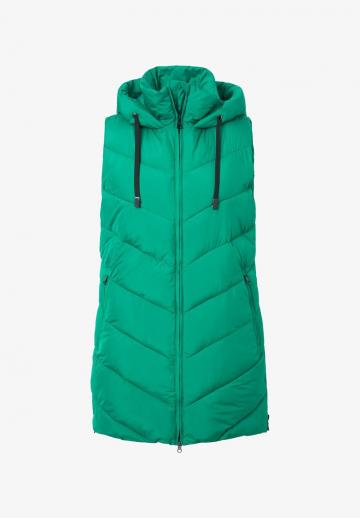 Длинный жилет