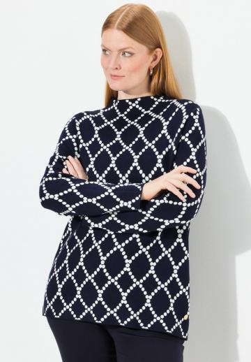 Длинный пуловер