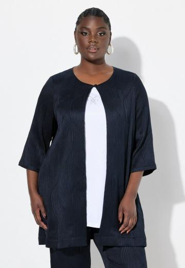 Длинный жилет