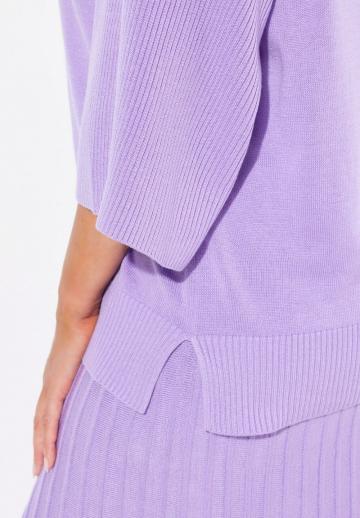 Пуловер с рукавом три четверти