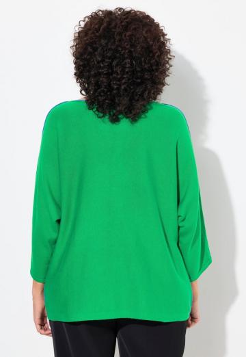 Пуловер с рукавом три четверти