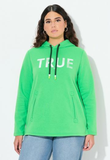 Пуловер с капюшоном