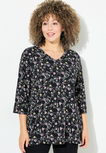 Майка с рукавом три четверти