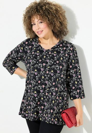 Майка с рукавом три четверти