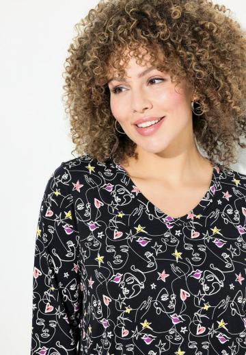 Майка с рукавом три четверти