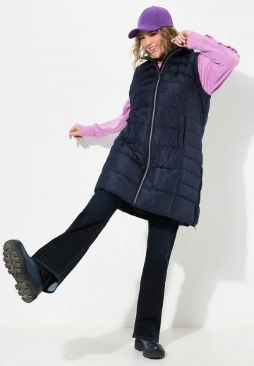 Длинный жилет