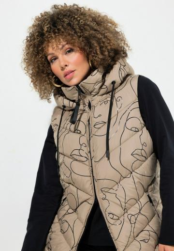 Длинный жилет