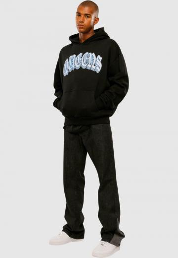 Пуловер с капюшоном