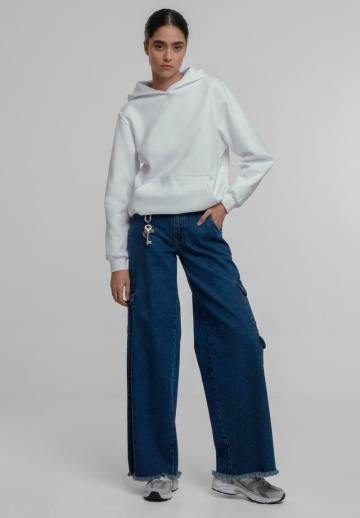 Пуловер с капюшоном