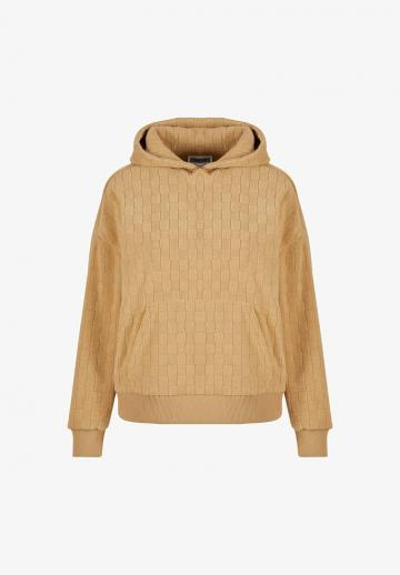 Пуловер с капюшоном