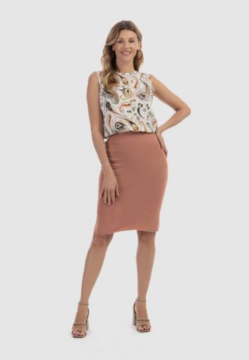 Вязаная юбка