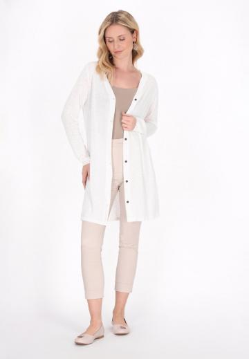 Длинный жилет