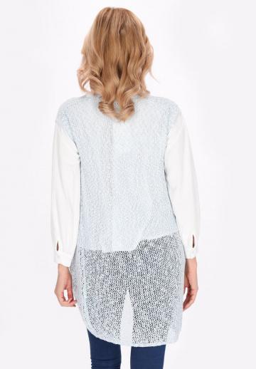 Длинный жилет