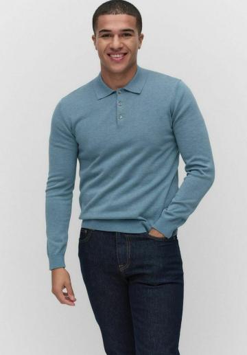 Поло с длинным рукавом