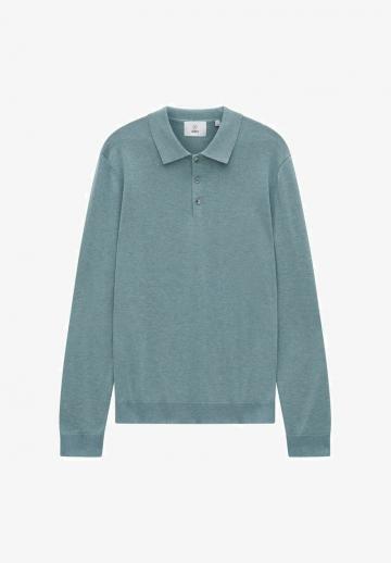 Поло с длинным рукавом