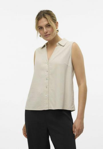 Блузка без рукавов