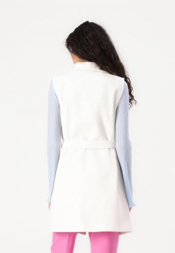 Длинный жилет