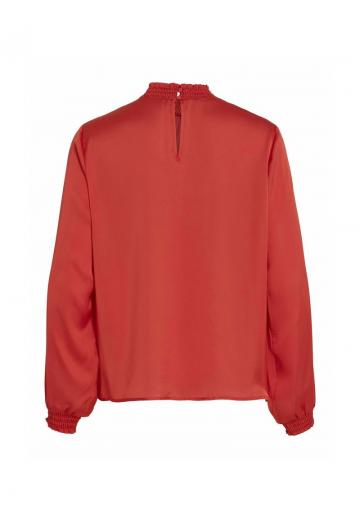 Атласная блузка