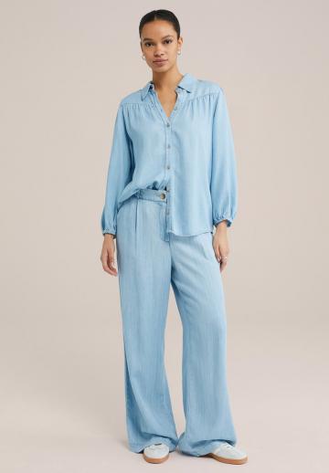 Джинсовая блузка