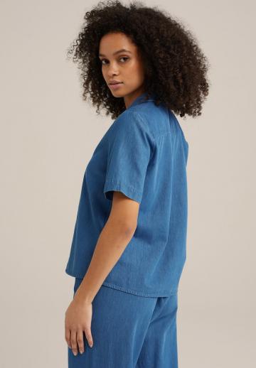 Джинсовая блузка