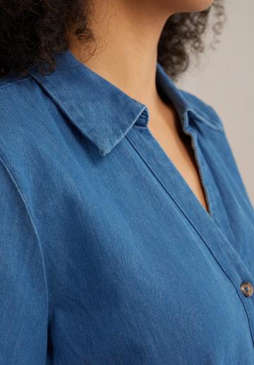 Джинсовая блузка