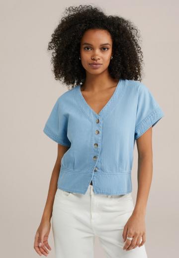 Джинсовая жилетка