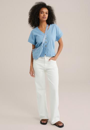 Джинсовая жилетка