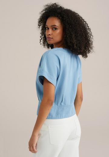 Джинсовая жилетка