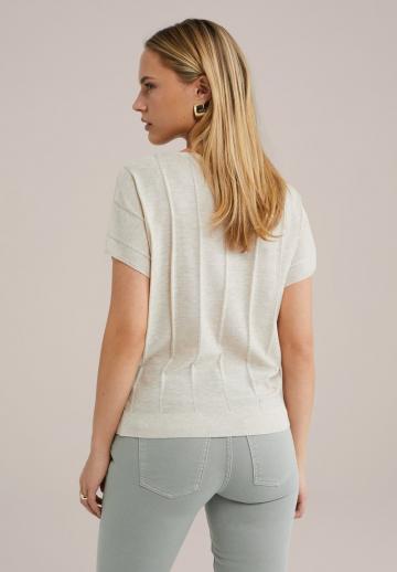 Пуловер с коротким рукавом