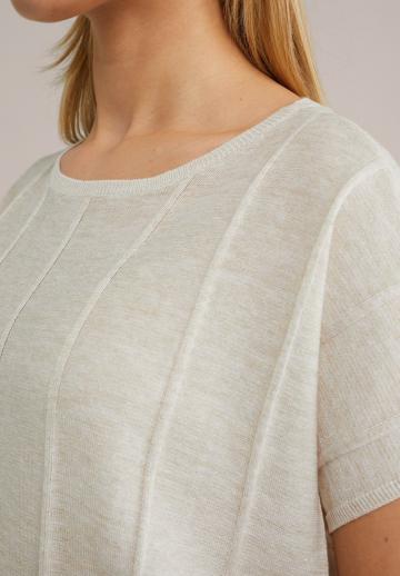 Пуловер с коротким рукавом