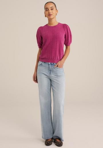 Пуловер с коротким рукавом