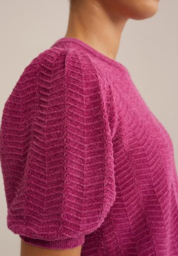 Пуловер с коротким рукавом