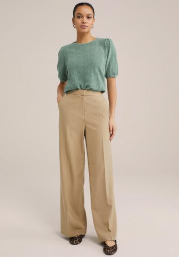 Пуловер с коротким рукавом